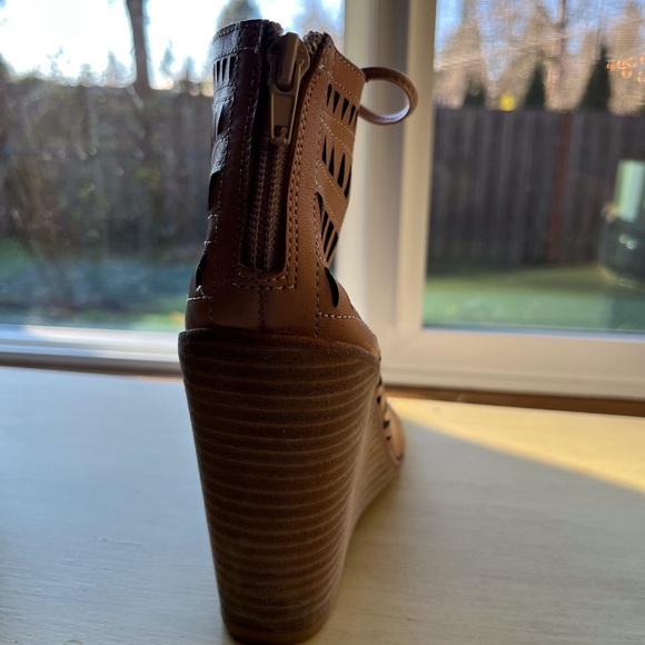 Jeffrey Campbell for Free People Radillo Wedge open toe lace up booties - Picture 7 of 14